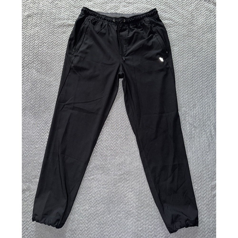 Vuori Mens Fleet Jogger Black Active Pants Size Large